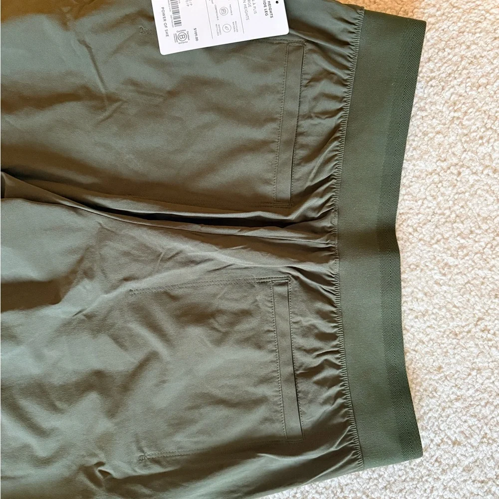 Athleta Olive Green Wide Leg Pants - Picture 4 of 4